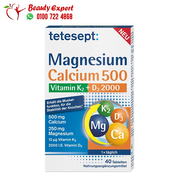 Tetesept magnesium calcium tablets