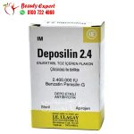 Deposilin benzathine penicillin injection kills bacteria and virus