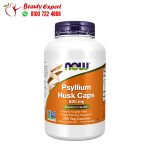 Psyllium capsules Psyllium Husk Now foods