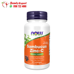 now foods sambucus zinc c 60 lozenges