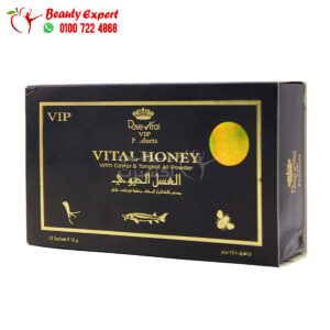 عسل مدعم بالكافيار المجفف وعشبة تونكت علي 10 أظرف vital honey with caviar & tongkat ali powder