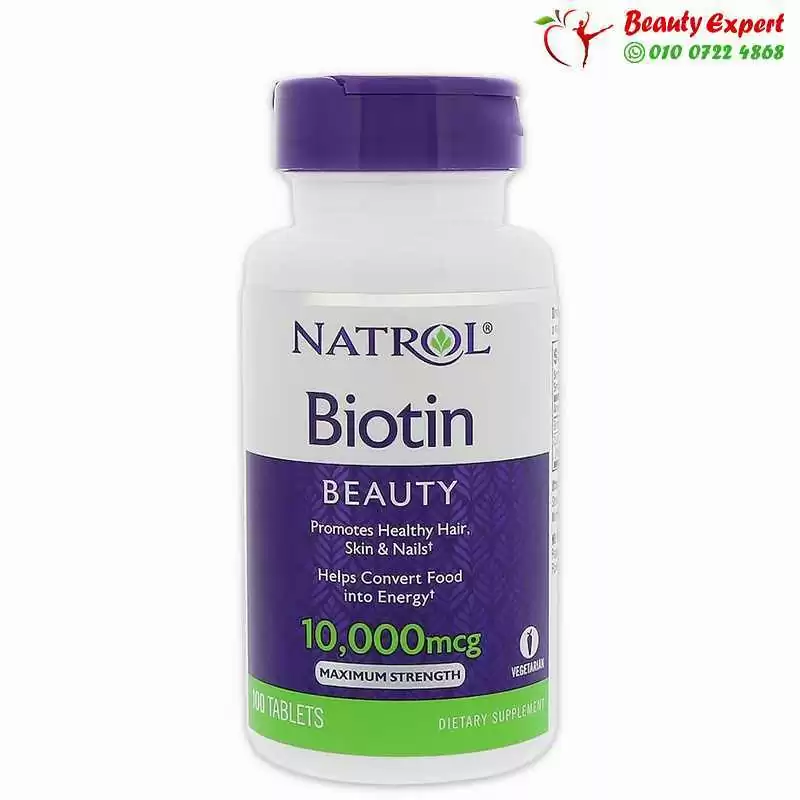 حبوب البيوتين الاصليه 10000 | Biotin Natrol - Image 1