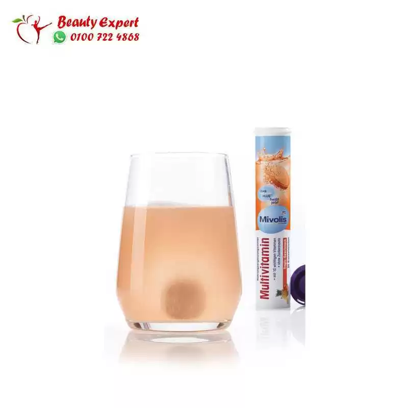 Mivolis multivitamin effervescent tablets 400 mg with a tropical flavor – 20 tablets - Image 2