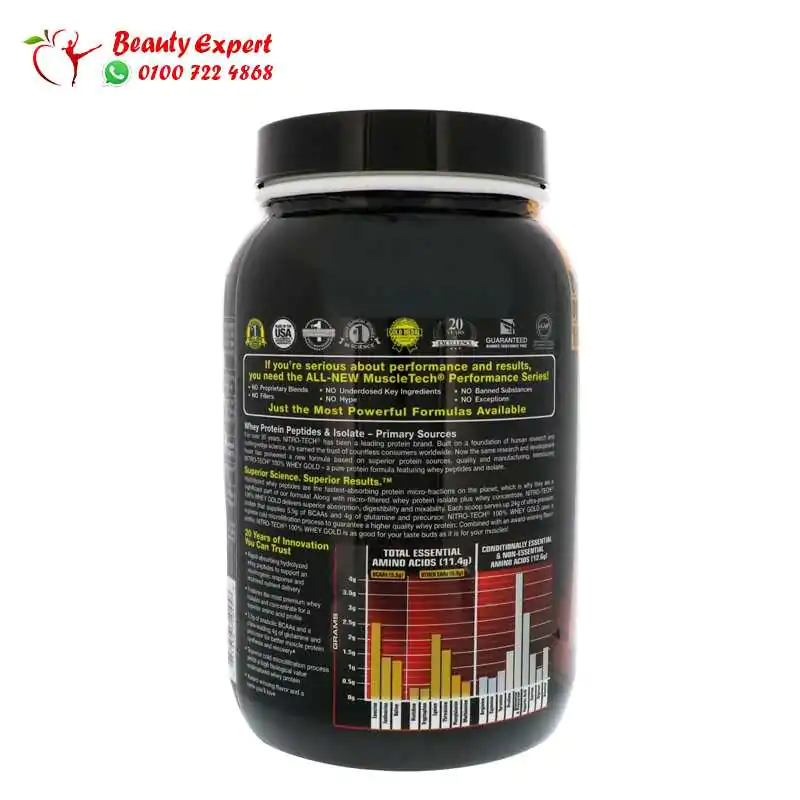 Nitro Tech Whey Gold - Muscletech - Image 3