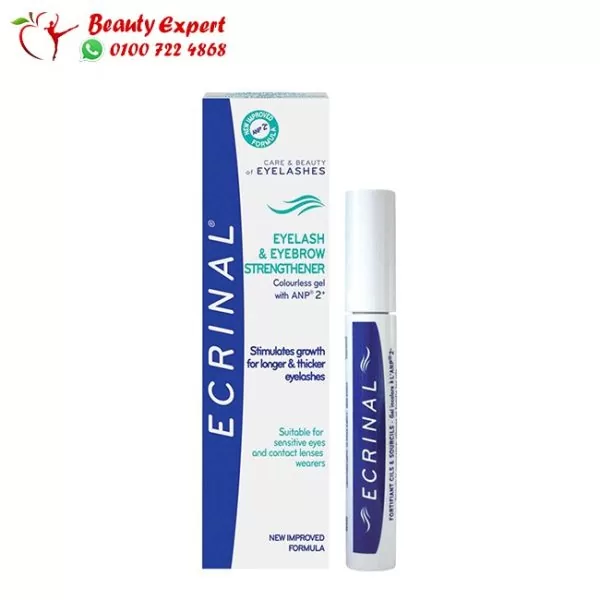 Ecrinal eyelash and eyebrow strengthener