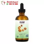 NOW Foods, Solutions, Certified Organic & 100% Pure Argan Oil, 4 fl oz (118 ml)