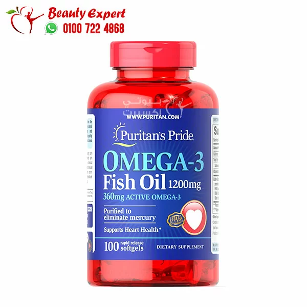 puritan’s pride omega 3 & fish oil Omega 3 fish oil for heart and brain health