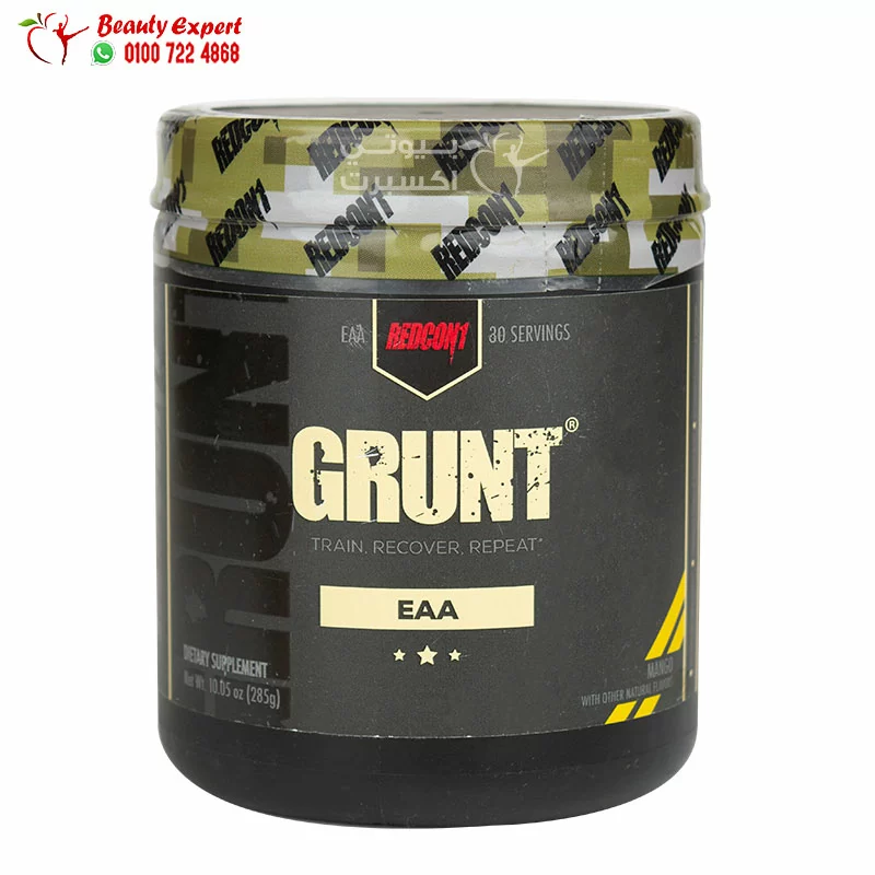 Redcon1 GRUNT EAA Mango (2) Redcon1 grant EAA amino acid with mango flavour supplement 285g - Image 1