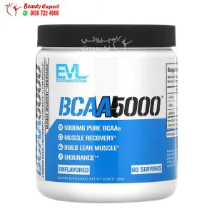 EVLution Nutrition BCAA5000, Unflavored, 10.58 oz (300 g)