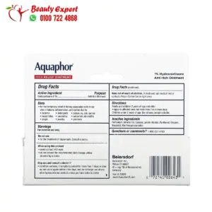 Aquaphor itch relief cream